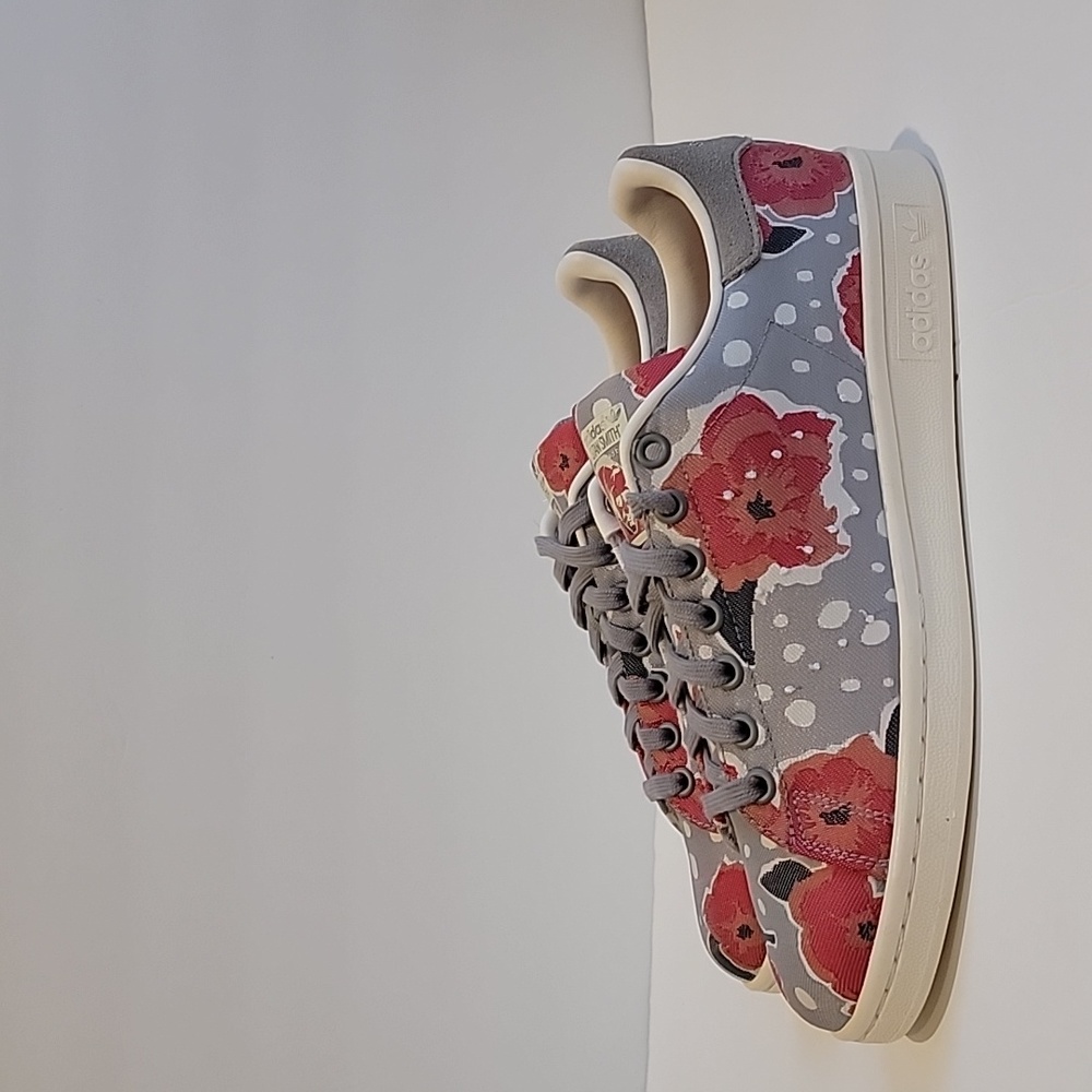 Adidas Stan Smith new floral canvas trainers shoes men’s 7.5 women’s 9-9.5